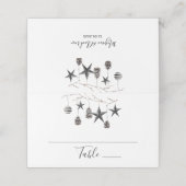 クリスマスブラックディナーナイト座席表 プレイスカード (外部開封)