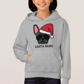 クリスマスブラックフランスのブルドッグ (正面)