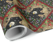 クリスマスブラックベアーハゲ・イーグル・スピリット ラッピングペーパー (ロールコーナー)