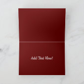 クリスマスブラックベアーバルトイーグルワイルダネス シーズンカード (内部)