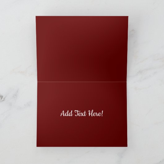 クリスマスブラックベアーバルトイーグルワイルダネス シーズンカード (内部)