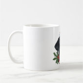 クリスマスブラックラボドッグマグ – ホリデーラブラドールギフト コーヒーマグカップ (左)