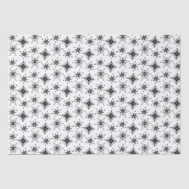 クリスマスブラック雪片シームレスパターン 薄葉紙