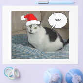 クリスマスブラック&ホワイト子猫 チラシ (シングル)