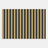 クリスマスブラック&金ゴールド3 ラッピングペーパーシート (正面3)