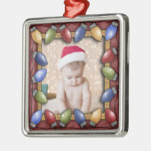 クリスマスブラブフォトフレームオーナメント メタルオーナメント (左)
