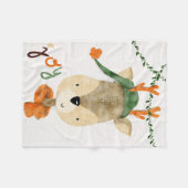 クリスマスブランケットは包むベビーを探している。 フリースブランケット (正面(横))