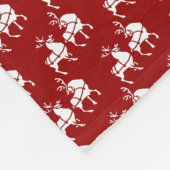 クリスマスブランケットホリデートナカイフリースブランケット フリースブランケット (角)