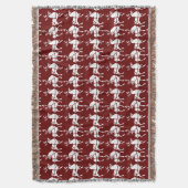 クリスマスブランケットホリデートナカイブランケット スローブランケット (正面縦)