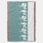 クリスマスブランケットホリデートナカイブランケット スローブランケット (正面縦)