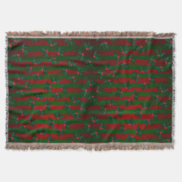 クリスマスブランケットホリデーホリータオル スローブランケット