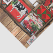 クリスマスブランケット、すべて来のハートホームおもしろい牛 薄葉紙 (詳細)