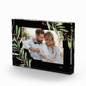 クリスマスブランチとベリーカスタムズブラック フォトブロック (右)