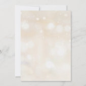 クリスマスブランチと泡立つパーティの招待状 招待状 (裏面)