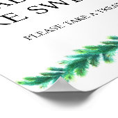 クリスマスブランチベビーは甘いベビーシャワー ポスター (角)