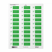 クリスマスブランチホリデー/クリスマス住所 シール (フルシート)