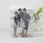 クリスマスブランチ両面ホリデーフォトカード シーズンカード (スタンド正面)