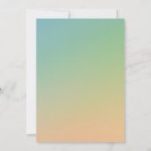 クリスマスブランチ招待状カード – ホリデーブランチ 招待状 (裏面)