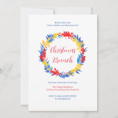 クリスマスブランチ招待状 招待状 (正面)