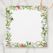 クリスマスブランチ赤ちゃんシャワーありがとう フェイバータグ (裏面)