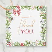 クリスマスブランチ赤ちゃんシャワーありがとう フェイバータグ (正面)