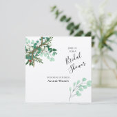 クリスマスブランチ赤と緑のシャワー 招待状 (スタンド正面)