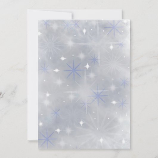 クリスマスブランチ 招待状 (裏面)