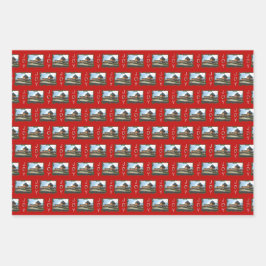 クリスマスブリストルクリスマストリオ ラッピングペーパーシート