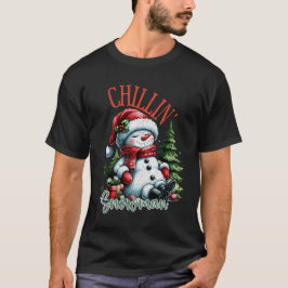 クリスマスブリス雪だるまアパレル Tシャツ