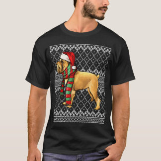 クリスマスブリュッセルグリフォンサンタクロースハット醜いクリスマス Tシャツ
