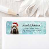 クリスマスブリードドッグ差出人住所ラベル ラベル (インサイチュ)