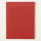 クリスマスブリーメリー先生ヒョウ プランナー手帳 (裏面)