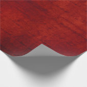 クリスマスブルガンディレッドタイポグラフィダマスク ラッピングペーパー (角)