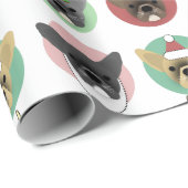 クリスマスブルドッグパピー ラッピングペーパー (ロールコーナー)