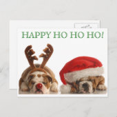 クリスマスブルドッグポストカード2 シーズンポストカード (正面/裏面)