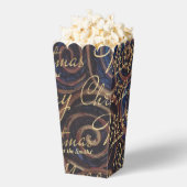 クリスマスブルーの渦巻き型お気に入り フェイバーボックス (はじけた状態)