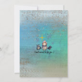 クリスマスブルーを思い出すために12月に作る 招待状 (裏面)