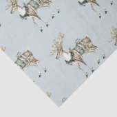 クリスマスブルーグリーンディアー 薄葉紙 (詳細)