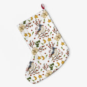 クリスマスブルージェイラージクリスマスストッキング ラージクリスマスストッキング (裏面 (吊り時))