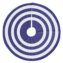 クリスマスブルーストライプのツリースカート フリース ツリースカート