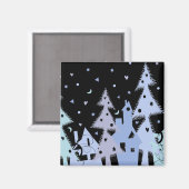 クリスマスブルータウン マグネット (正面/裏面)