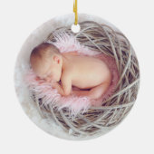 クリスマスブルーバードセラミックオーナメント セラミックオーナメント (裏面)