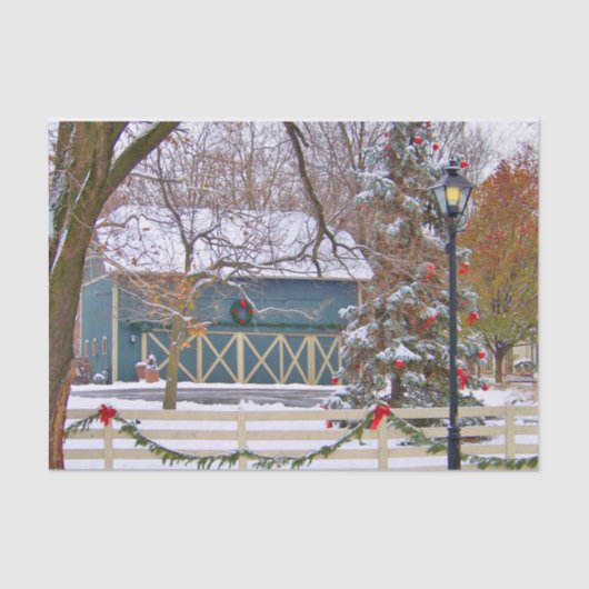 クリスマスブルーバーン 薄葉紙 (正面)