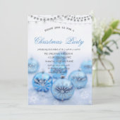 クリスマスブルーボール、星クリスマス会社のパーティー 招待状 (スタンド正面)