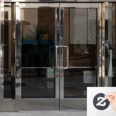 クリスマスブルー格言ウィンドウの固定 ウィンドウサイン (オフィスドア)