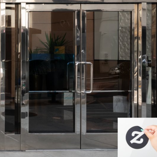 クリスマスブルー格言ウィンドウの固定 ウィンドウサイン (オフィスドア)