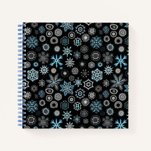 クリスマスブルー雪 ノートブック (正面)