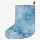 クリスマスブルー ラージクリスマスストッキング (裏面)