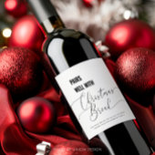 クリスマスブレイクワインギフトとのペアウェルクリスマスブレークワインギフト先生 ワインラベル