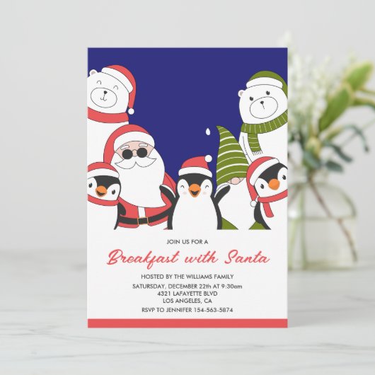 クリスマスブレックファーストとサンタベアーズクール格言 招待状 (スタンド正面)